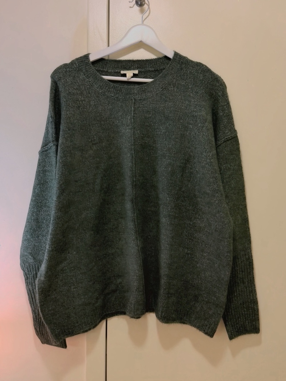 Cozy Oversized Crewneck Knit Pullover Sweater